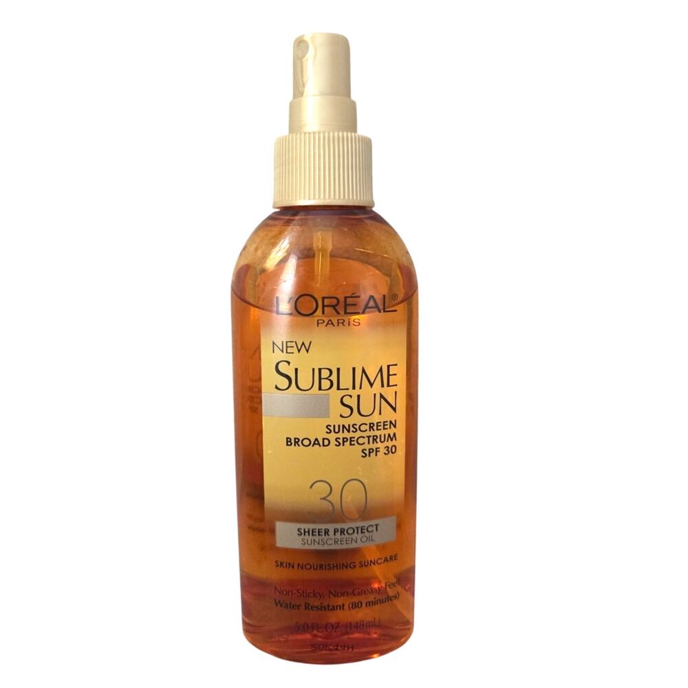 L'Oreal Paris Sublime Sun Sheer Protect SPF 30 Oil Spray, 5 oz Discontinued